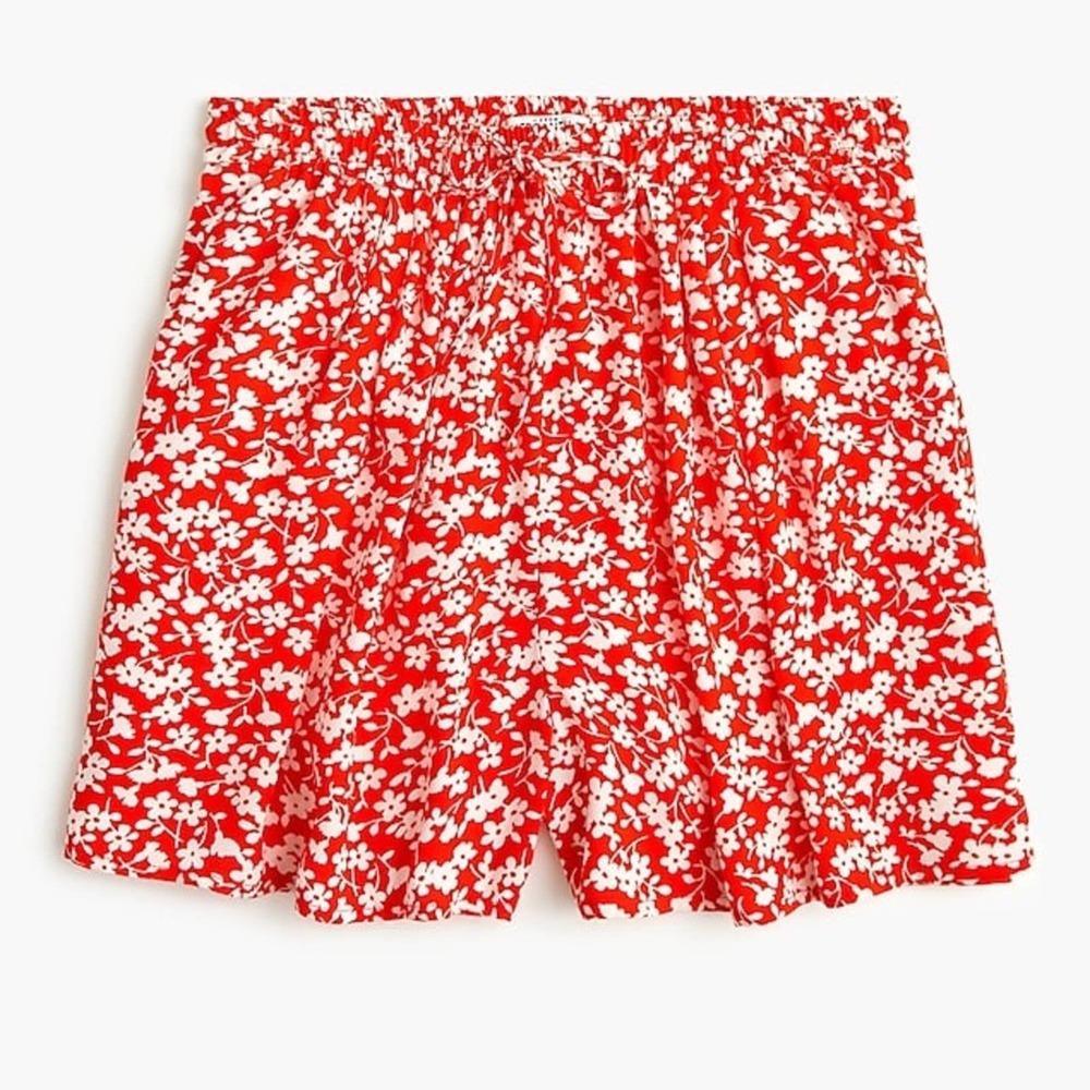 J Crew Pull On Floral Shorts